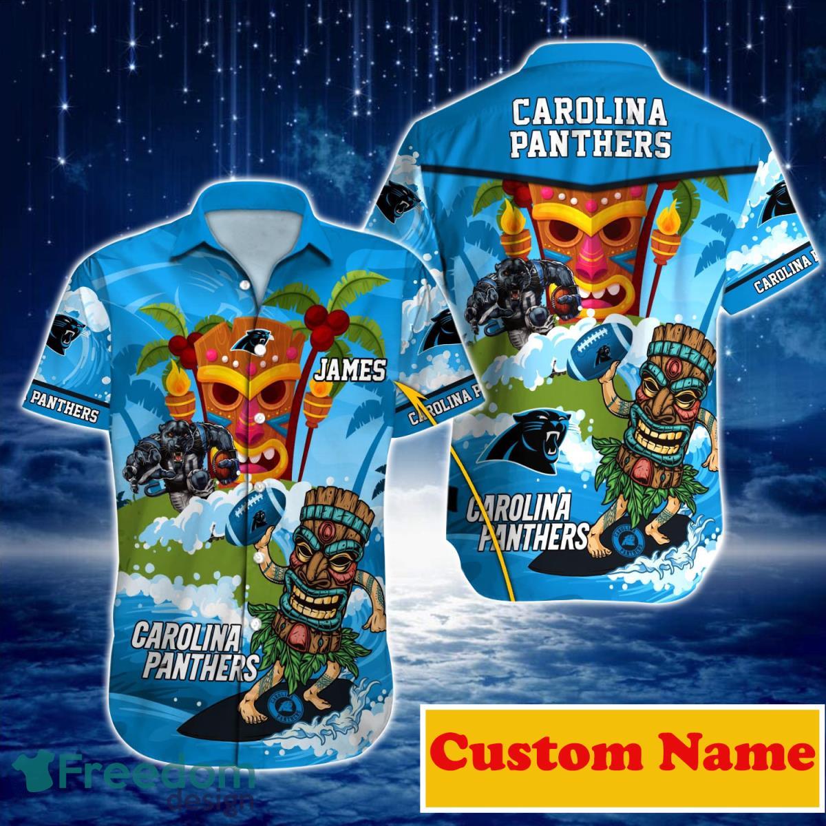 Carolina Panthers NFL Custom Name Hawaiian Shirt For Men And Women