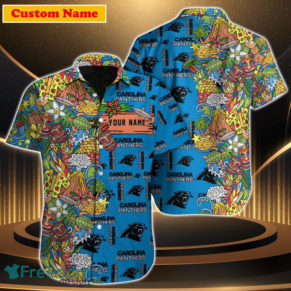 Carolina Panthers NFL Custom Name Hawaiian Shirt For Men Women