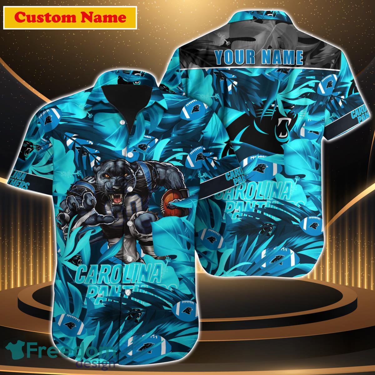 Carolina Panthers NFL Custom Name Hawaiian Shirt For Men Women Great Gift  For Real Fan - Freedomdesign