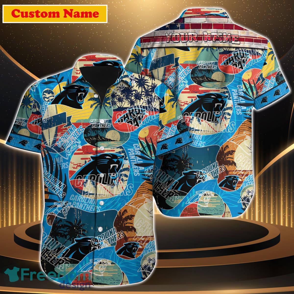 Carolina Panthers NFL Custom Name Hawaiian Shirt For Men Women Unique Gift  For Real Fan - Freedomdesign