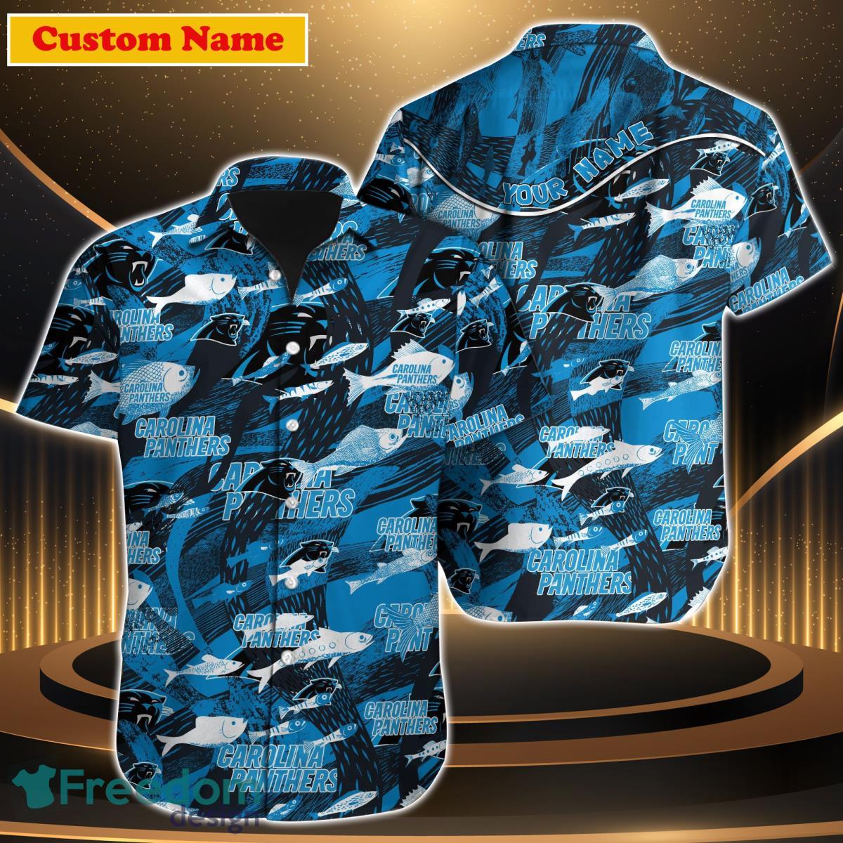 Carolina Panthers NFL Custom Name Hawaiian Shirt For Men Women Unique Gift  For Real Fan - Freedomdesign