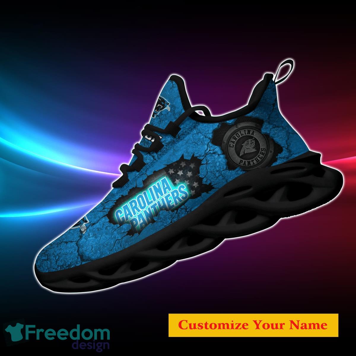 Carolina Panthers-Personalized Max Soul Shoes Best Gift For Men