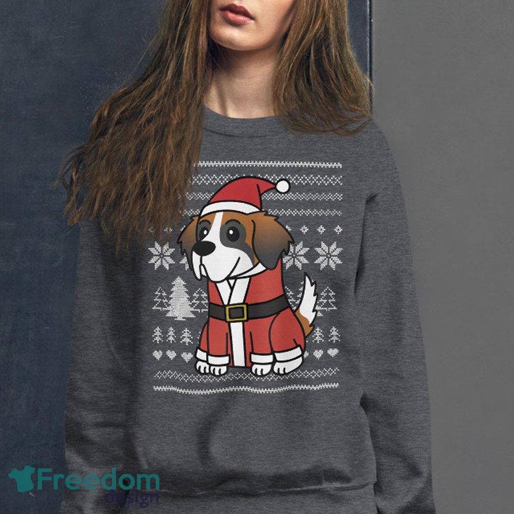 Saint bernard clearance ugly christmas sweater