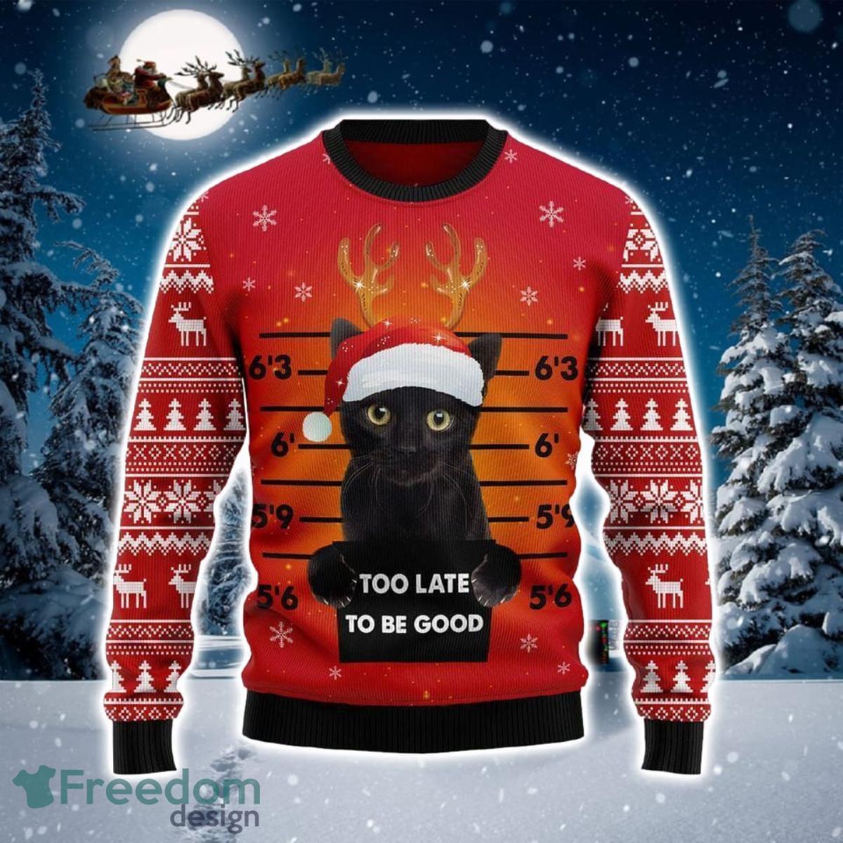 Cat 3D Sweater Ugly Christmas Sweater For Men Women Product Photo 1