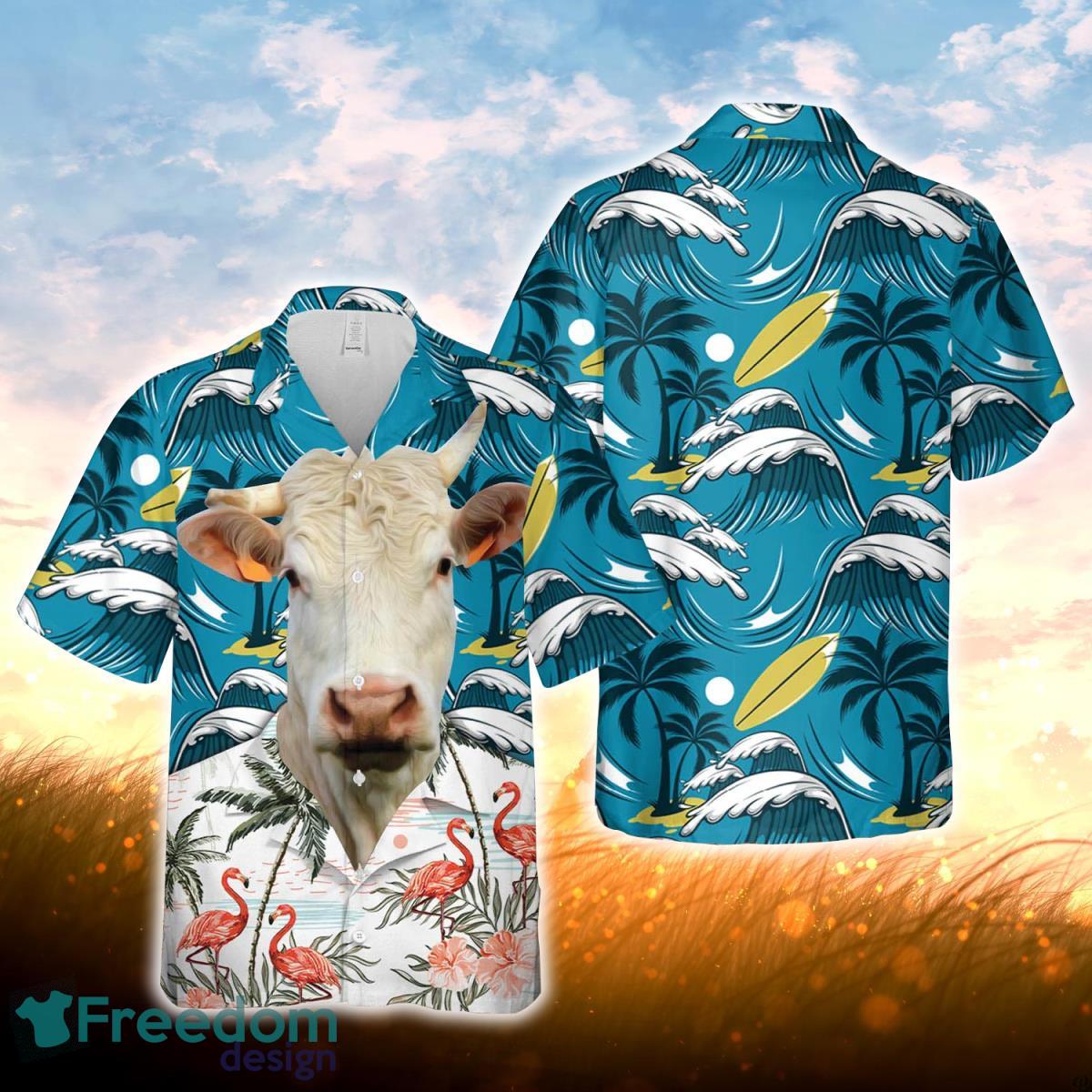 Charolais Funny Hawaiian Shirt For Men Women Product Photo 1