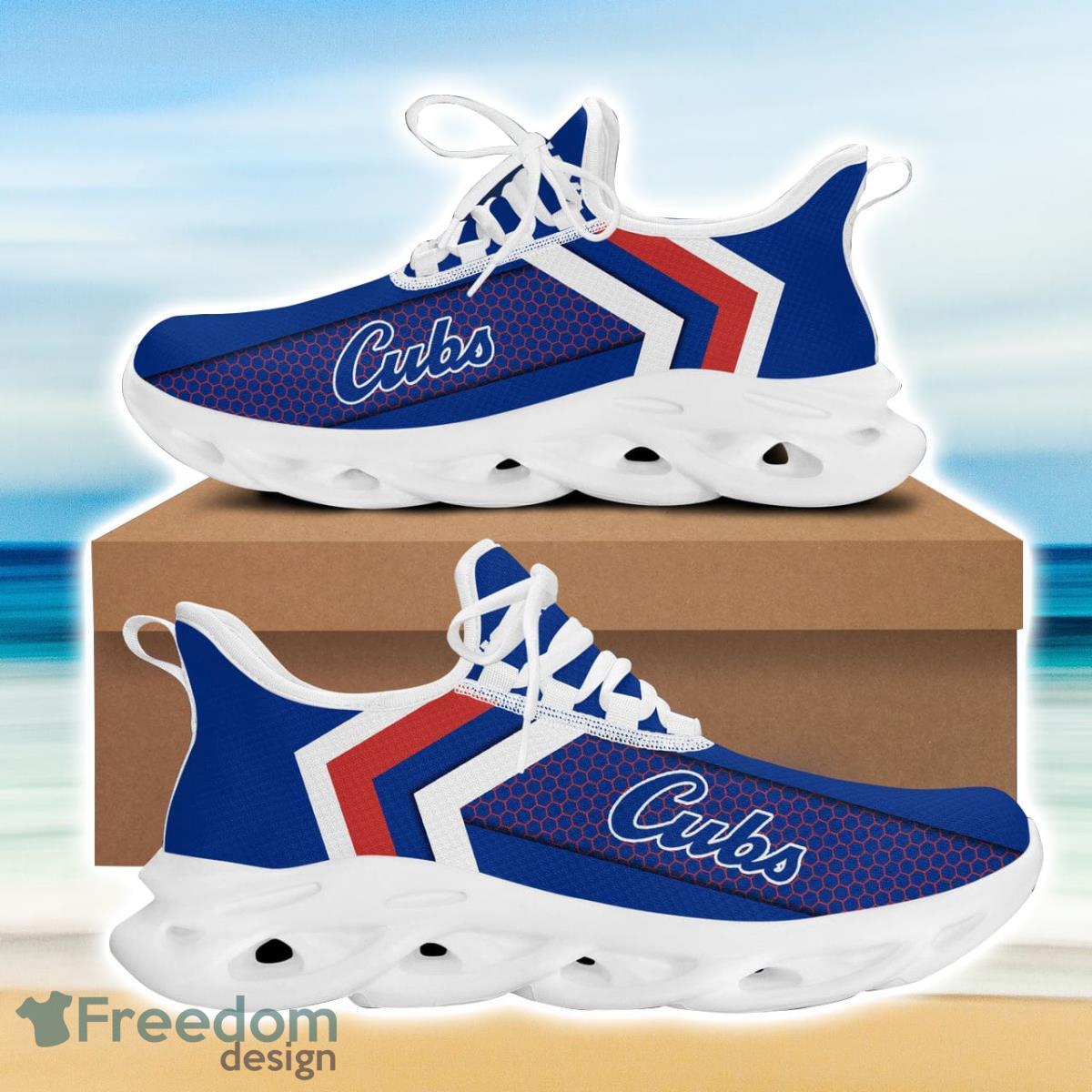 Chicago Baseball Cubs Max Soul Sneakers Running Sport Shoes For Men Women Custom Name Product Photo 2