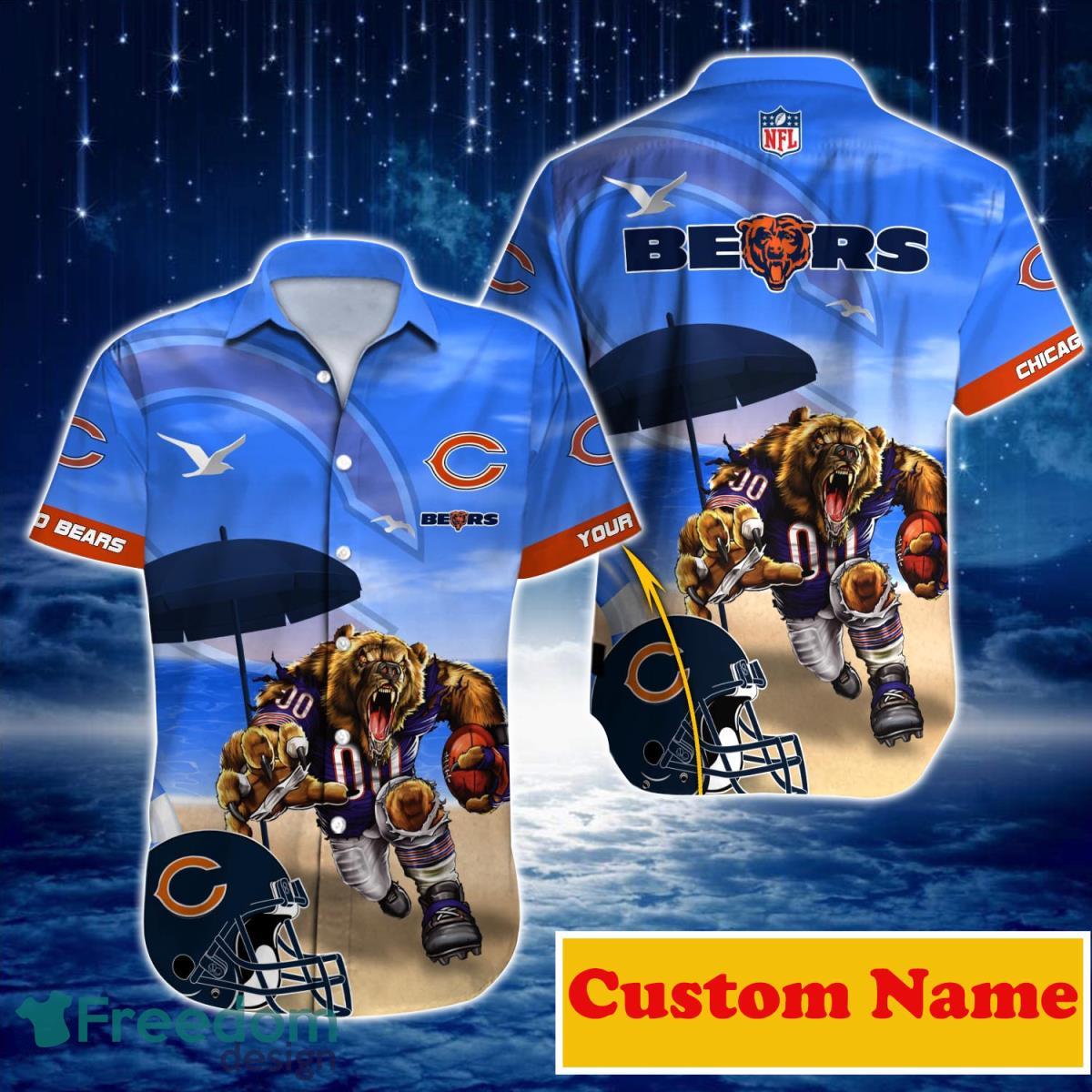 Chicago Bears NFL Custom Name Hawaiian Shirt For Men And Women Special Gift  For True Fans - Freedomdesign