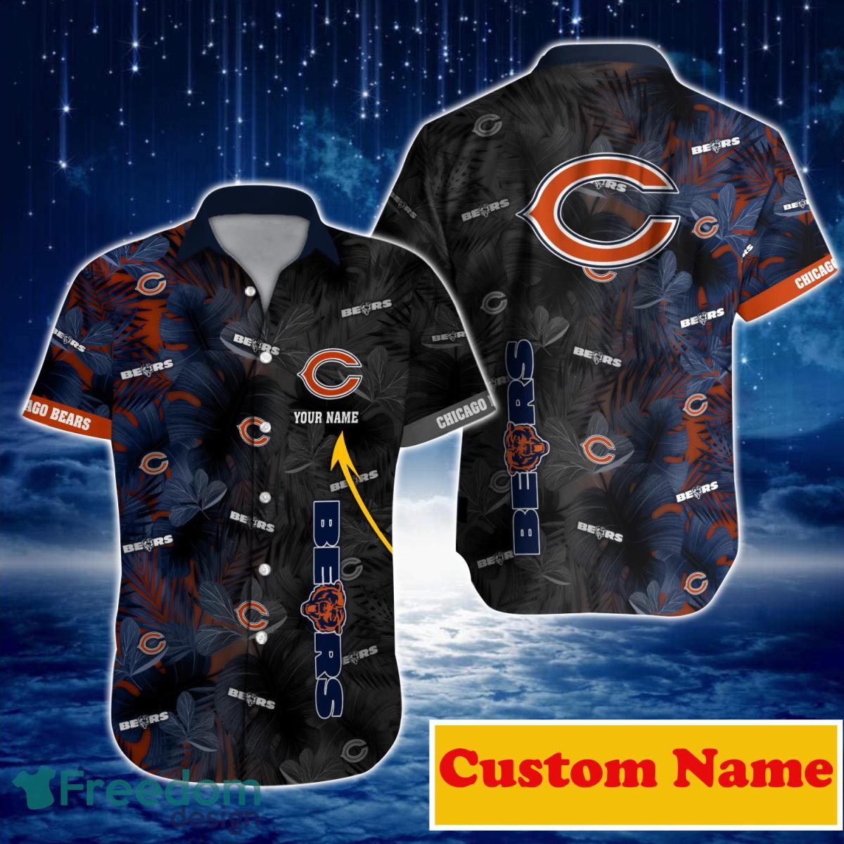 Chicago Bears American Flag Logo Hawaiian Shirt Vacation Gift For Men And  Women Gift - Banantees