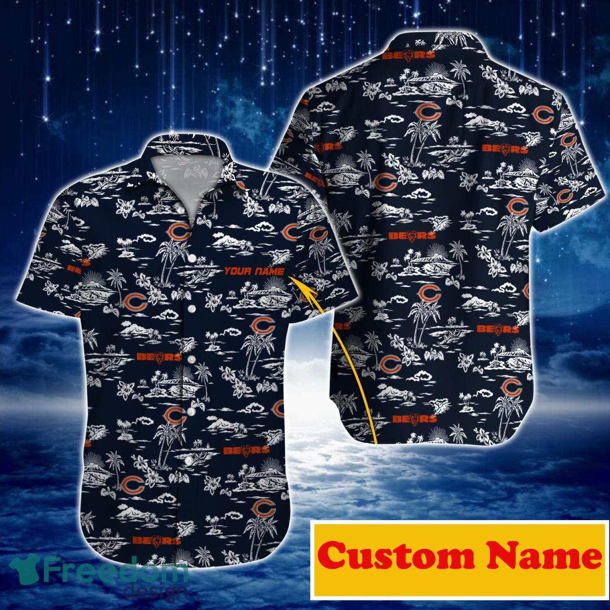 Chicago Bears American Flag Logo Hawaiian Shirt Vacation Gift For Men And  Women Gift - Banantees