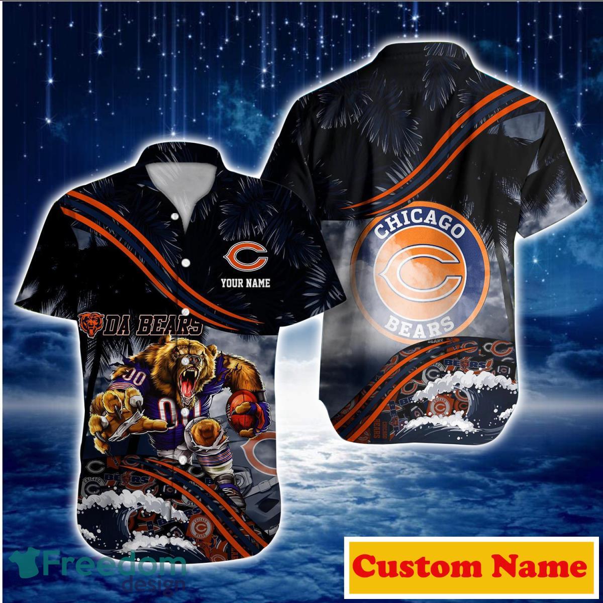 Chicago Bears NFL Custom Name Hawaiian Shirt Special Gift For Men Women  Fans - Freedomdesign