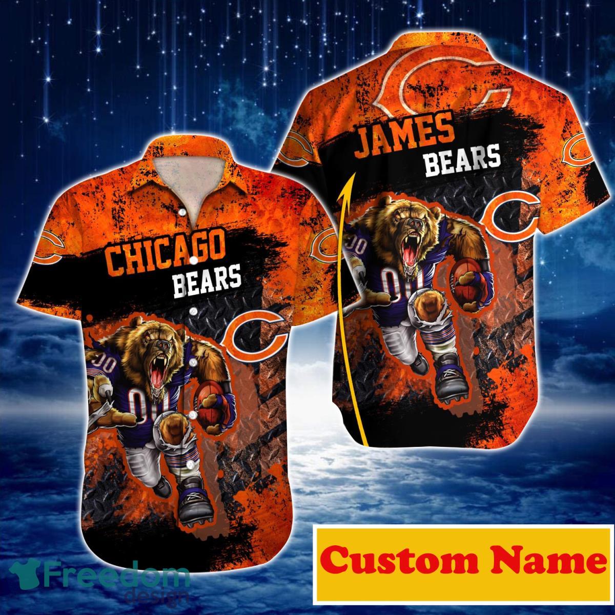 Chicago Bears NFL Custom Name Hawaiian Shirt For Men And Women Great Gift  For Fans - Freedomdesign