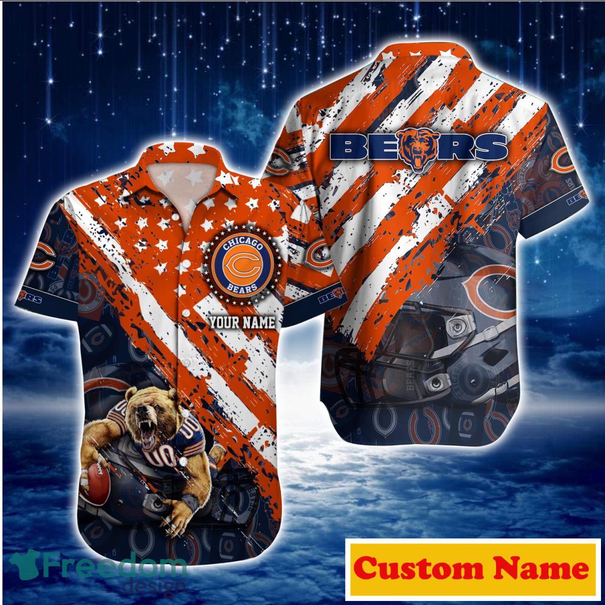 Chicago Bears NFL Custom Name Hawaiian Shirt For Men Women Best Gift For  Fans - Freedomdesign