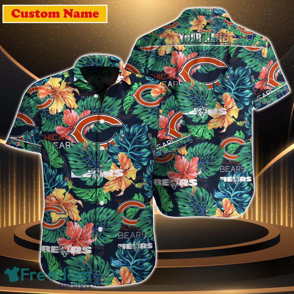 Chicago Bears Hawaiian Shirt Chicago Bears Tropical Hawaiian Shirt -  Upfamilie Gifts Store