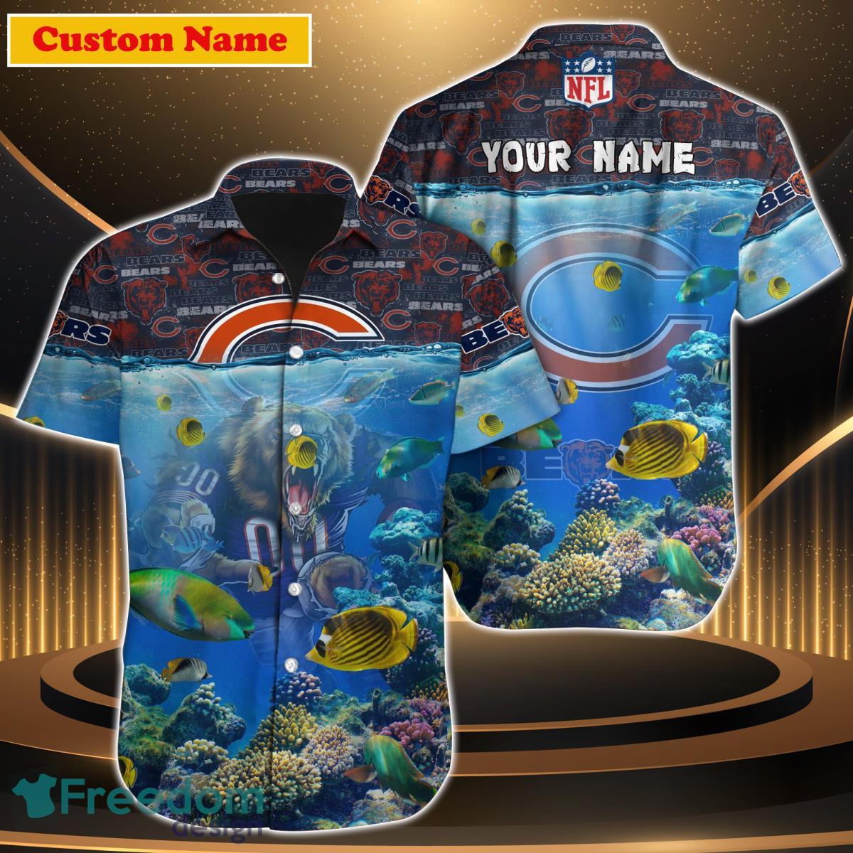 Chicago Bears NFL Fans Tropical Hawaiian Shirt - YesItCustom