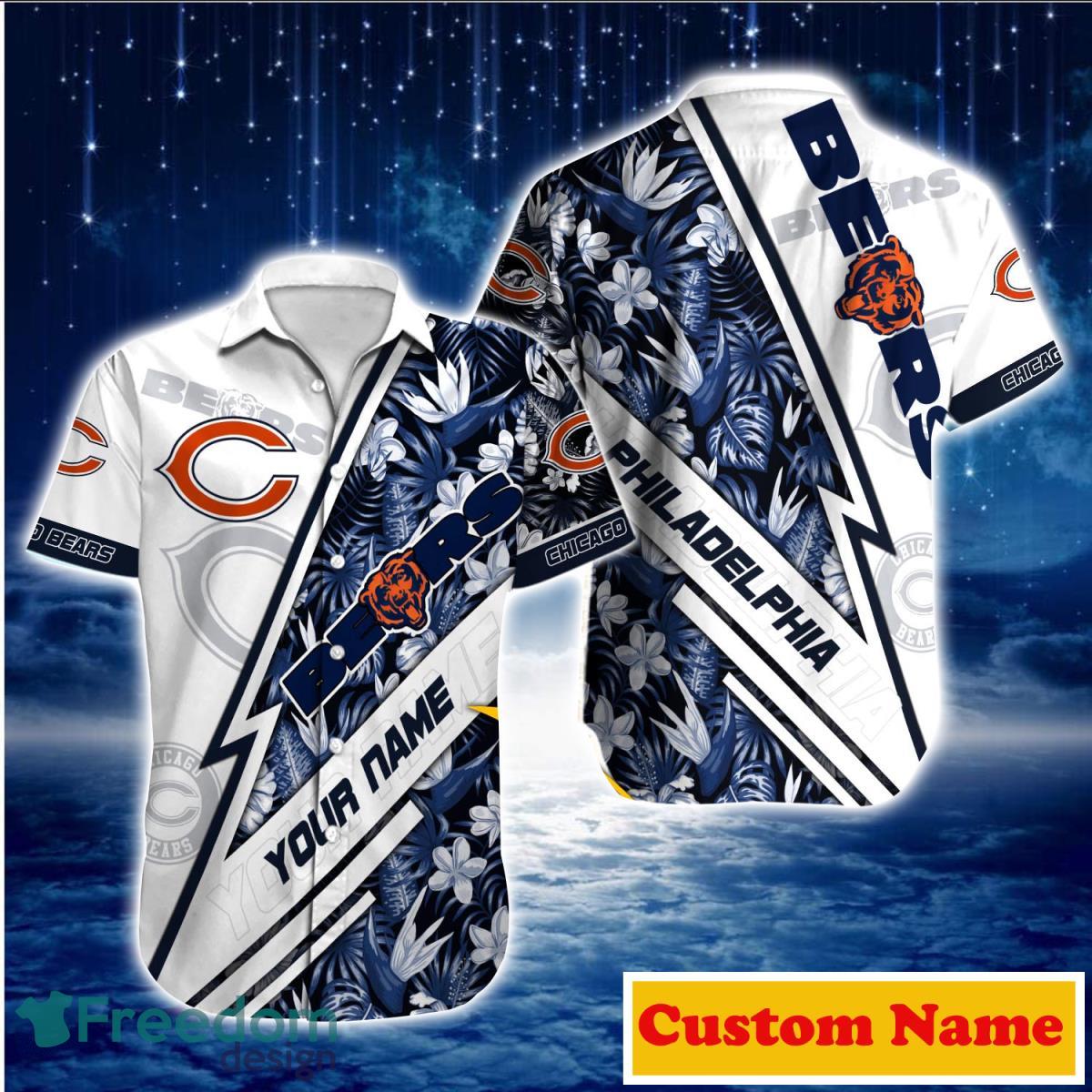 Chicago Bears NFL Custom Name Hawaiian Shirt For Men Women Impressive Gift  For Fan - Freedomdesign