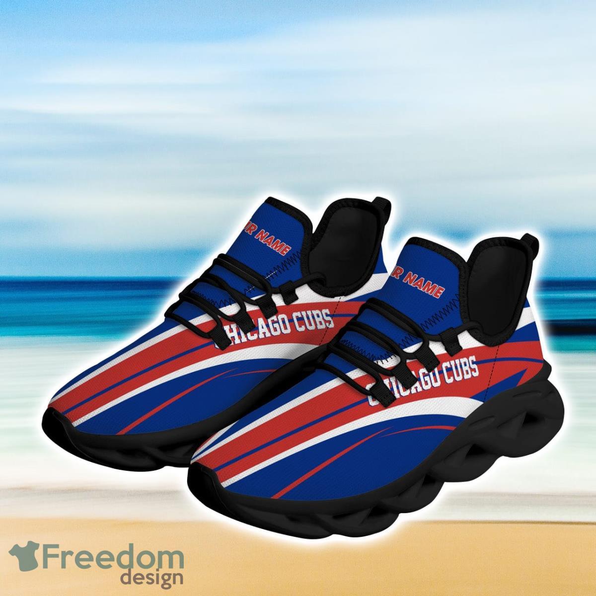 Chicago Cubs Custom Name Max Soul Sneakers Men And Women Running Shoes For  Football Fan - Freedomdesign