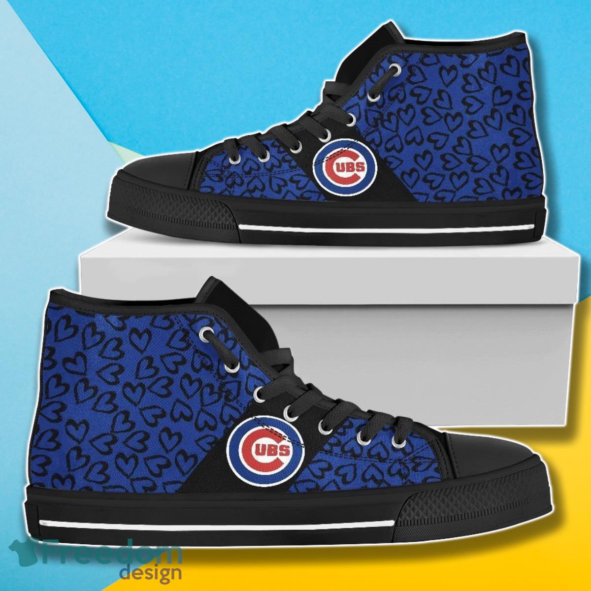 Chicago Cubs MLB Baseball Canvas High Top Shoes Gift For Fans Product Photo 1