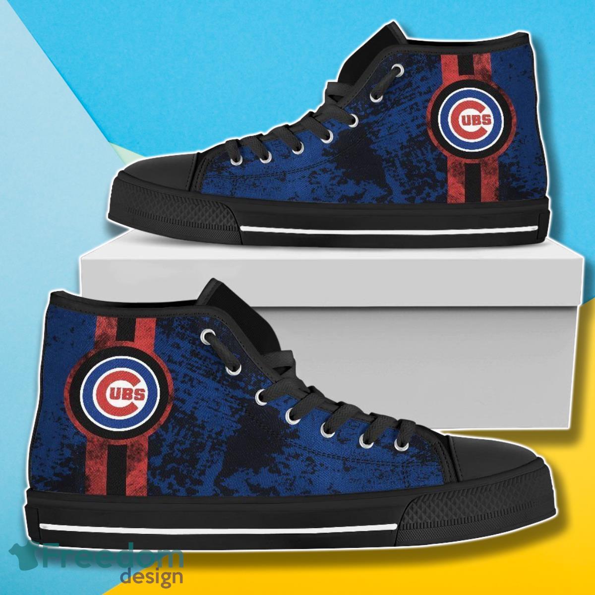Chicago Cubs MLB Baseball Canvas High Top Shoes Great Gift For Men Women Fans Product Photo 1