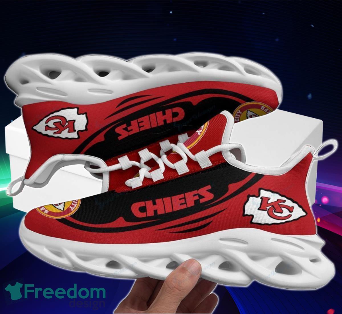 Chiefs Football Team Max Soul Shoes Running Sneakers Best Gift For Fans Product Photo 1