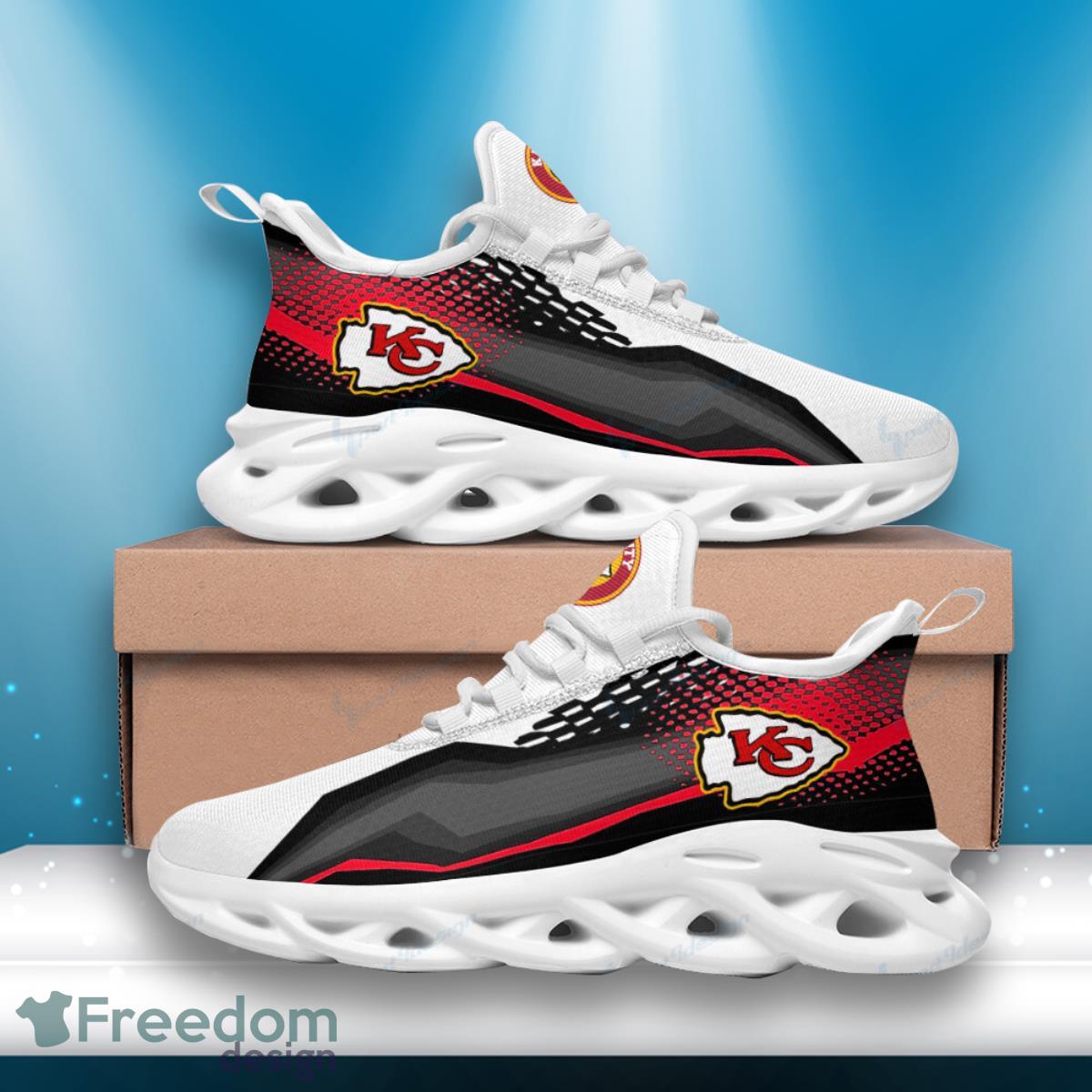 Chiefs Football Team Max Soul Shoes Running Sneakers Great Gift For Real Fans Product Photo 2