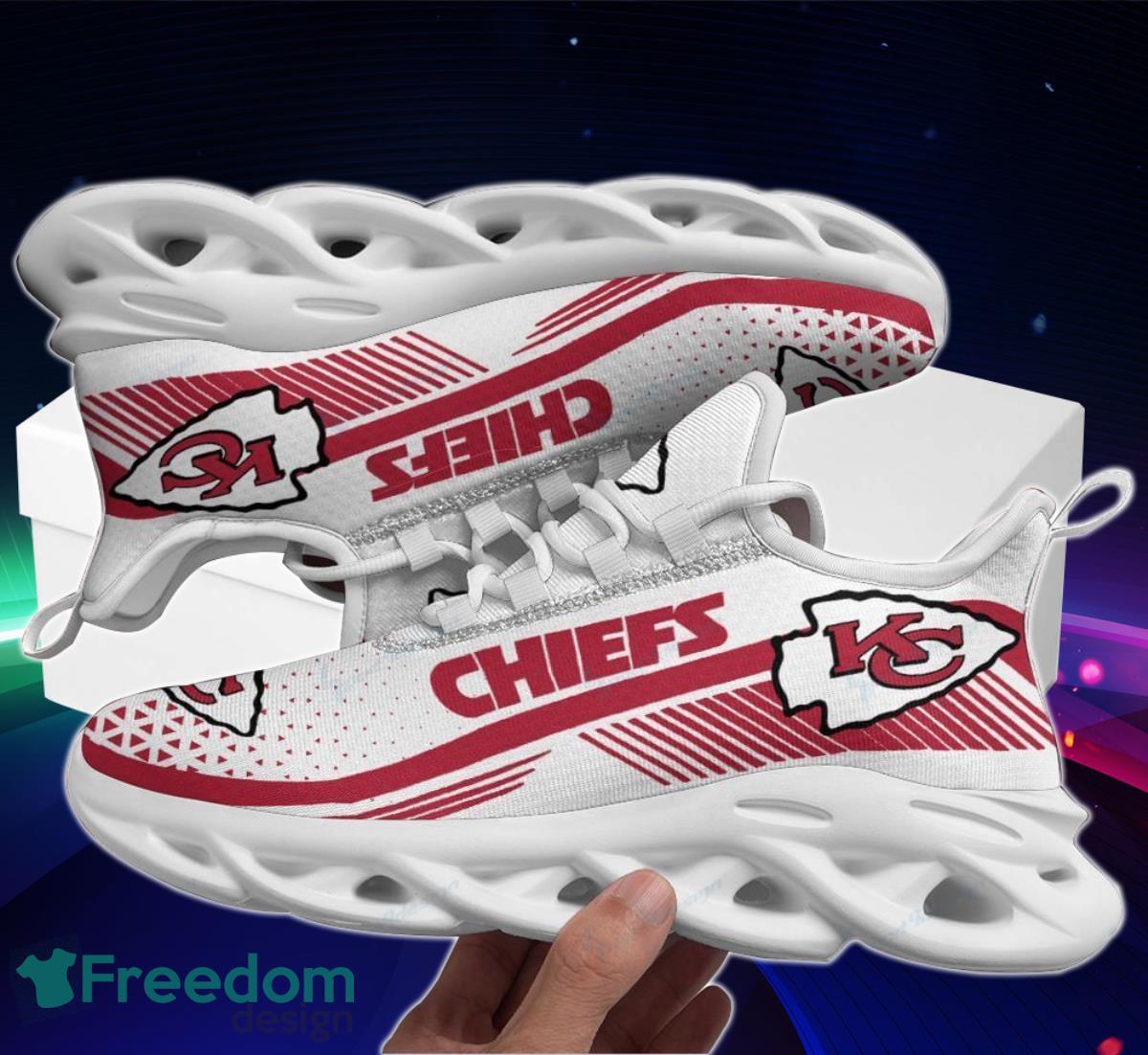 Chiefs Football Team Max Soul Shoes Running Sneakers Impressive Gift For Fans Product Photo 1