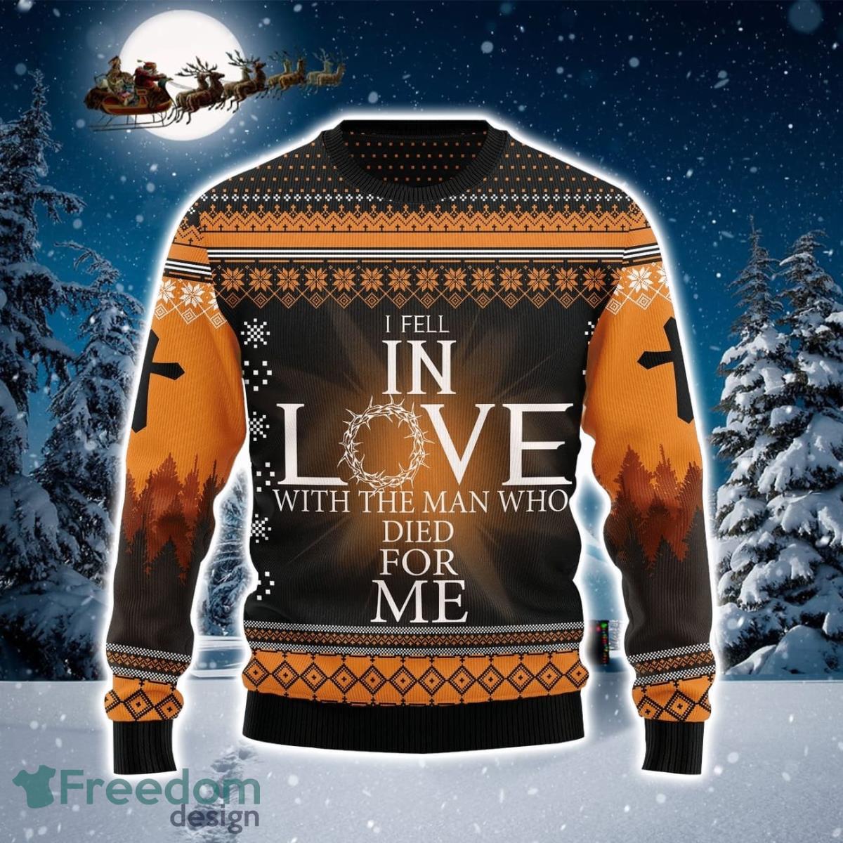 Christian Christmas 3D Sweater Ugly Christmas Sweater For Men Women Product Photo 1