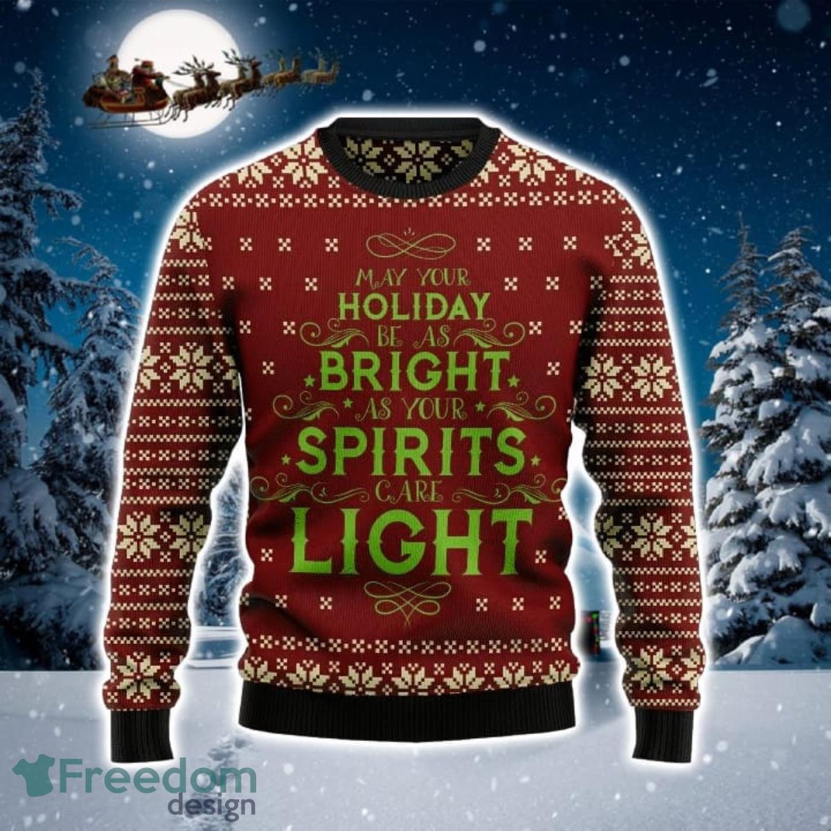 Christmas Eve 3D Sweater Ugly Christmas Sweater For Men Women Product Photo 1