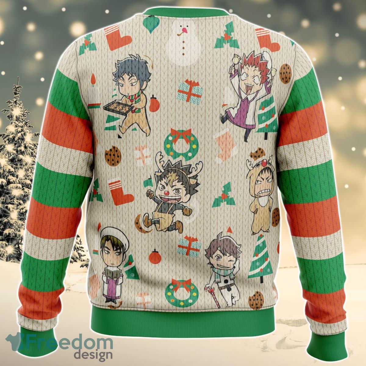 Christmas Haikyuu Ugly Christmas Sweater For Men And Women Product Photo 2