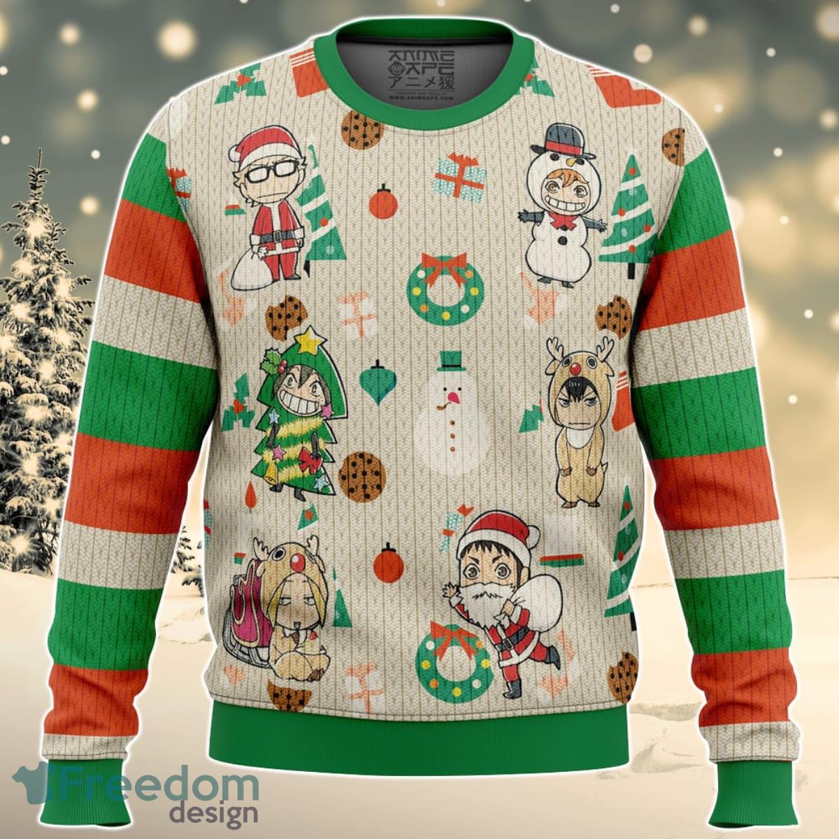 Christmas Haikyuu Ugly Christmas Sweater For Men And Women Product Photo 1