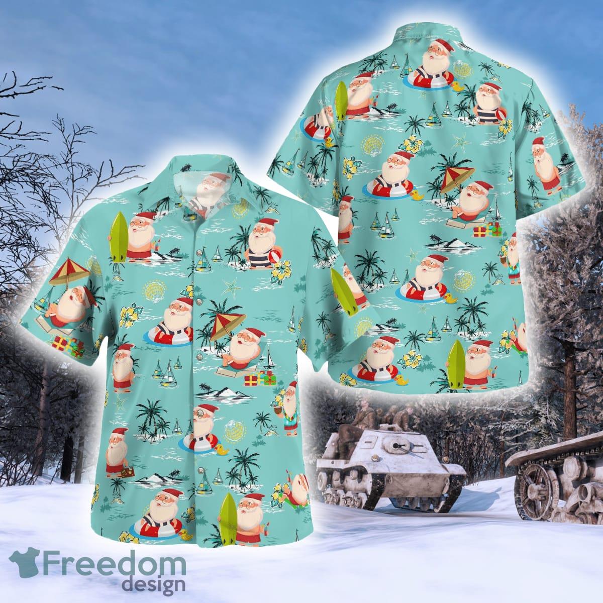 Christmas In July Santa Claus Tropical Hawaiian Shirt Tropical Summer For  Men And Women - Freedomdesign