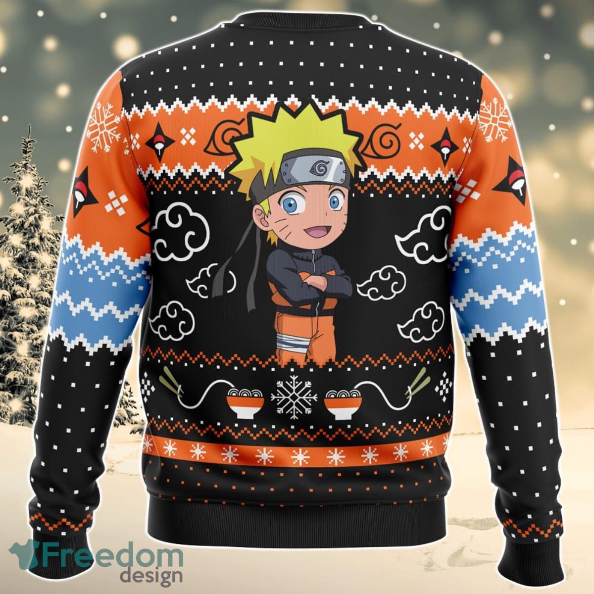 Christmas Ramen Uzumaki Naruto Christmas Sweater For Men And Women Product Photo 2