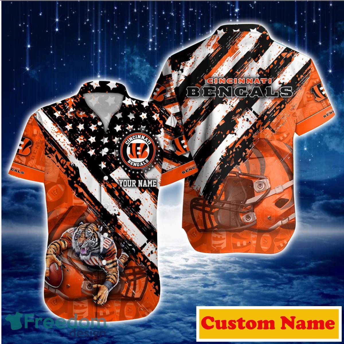 Cincinnati Bengals NFL Tropical Pineapple Logo Hawaiian Shirt And Short  Gift For Fans - YesItCustom