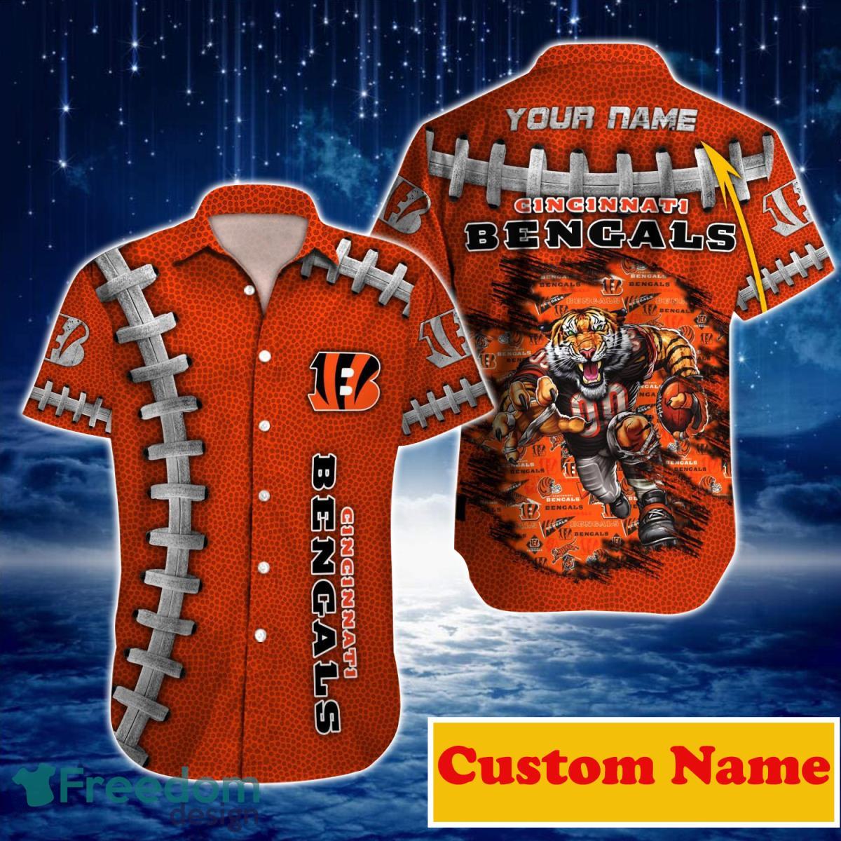 Cincinnati Bengals NFL Custom Name Hawaiian Shirt For Men And Women Special  Gift For Real Fans - Freedomdesign