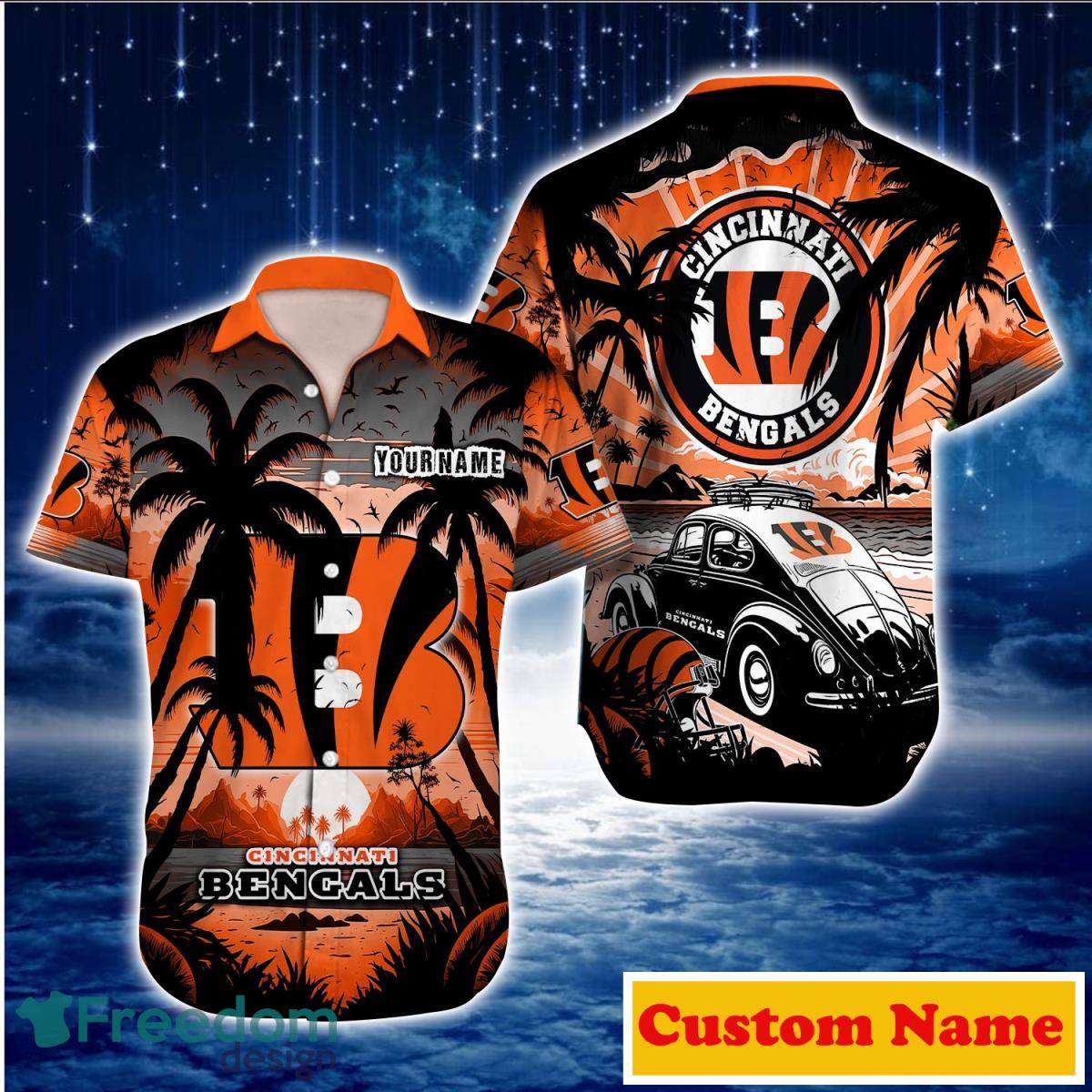 Cincinnati Bengals NFL Custom Name Hawaiian Shirt For Men And Women Style  Gift For Fans - Freedomdesign