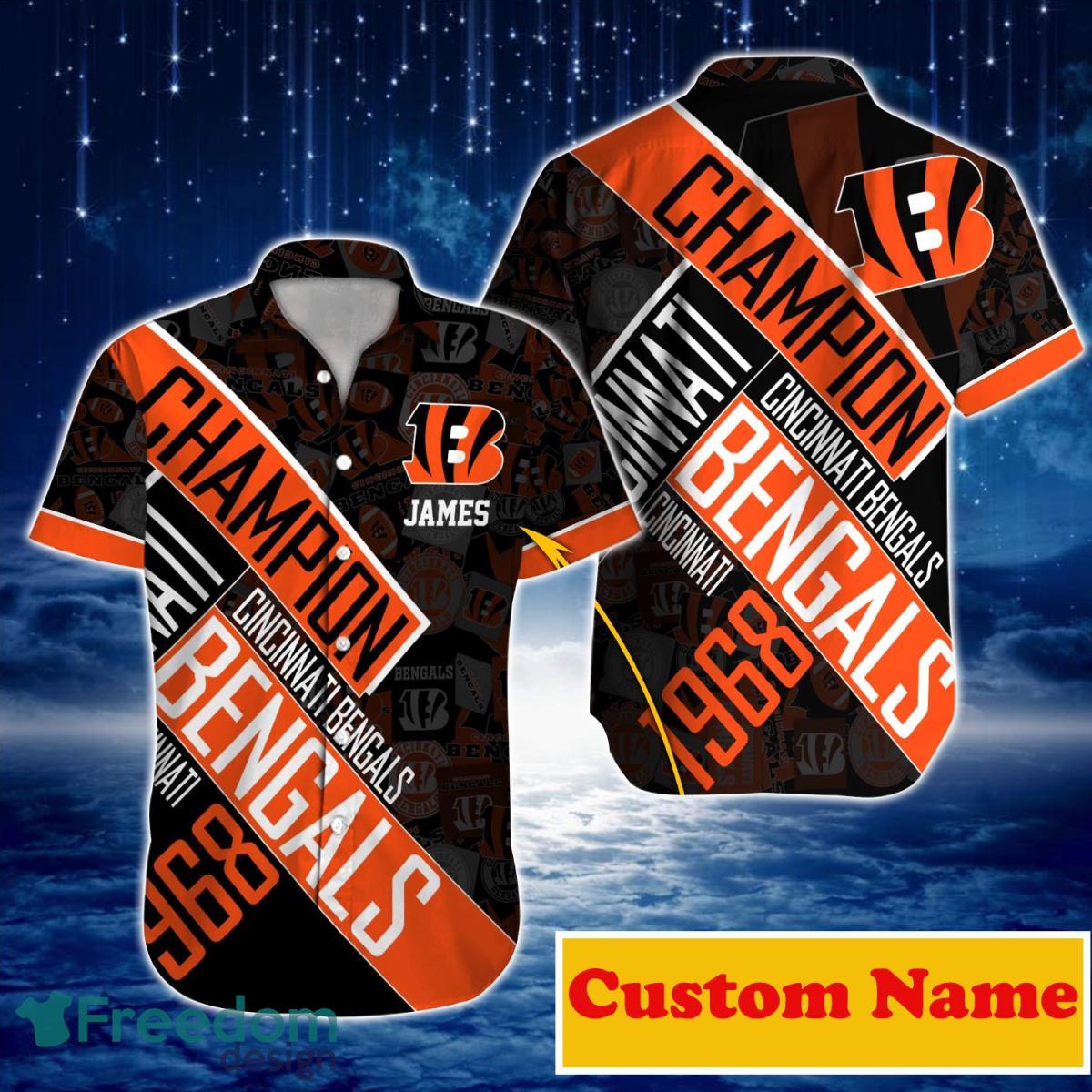 Cincinnati Bengals NFL Custom Name Hawaiian Shirt For Men And Women Unique  Gift For True Fans - Freedomdesign