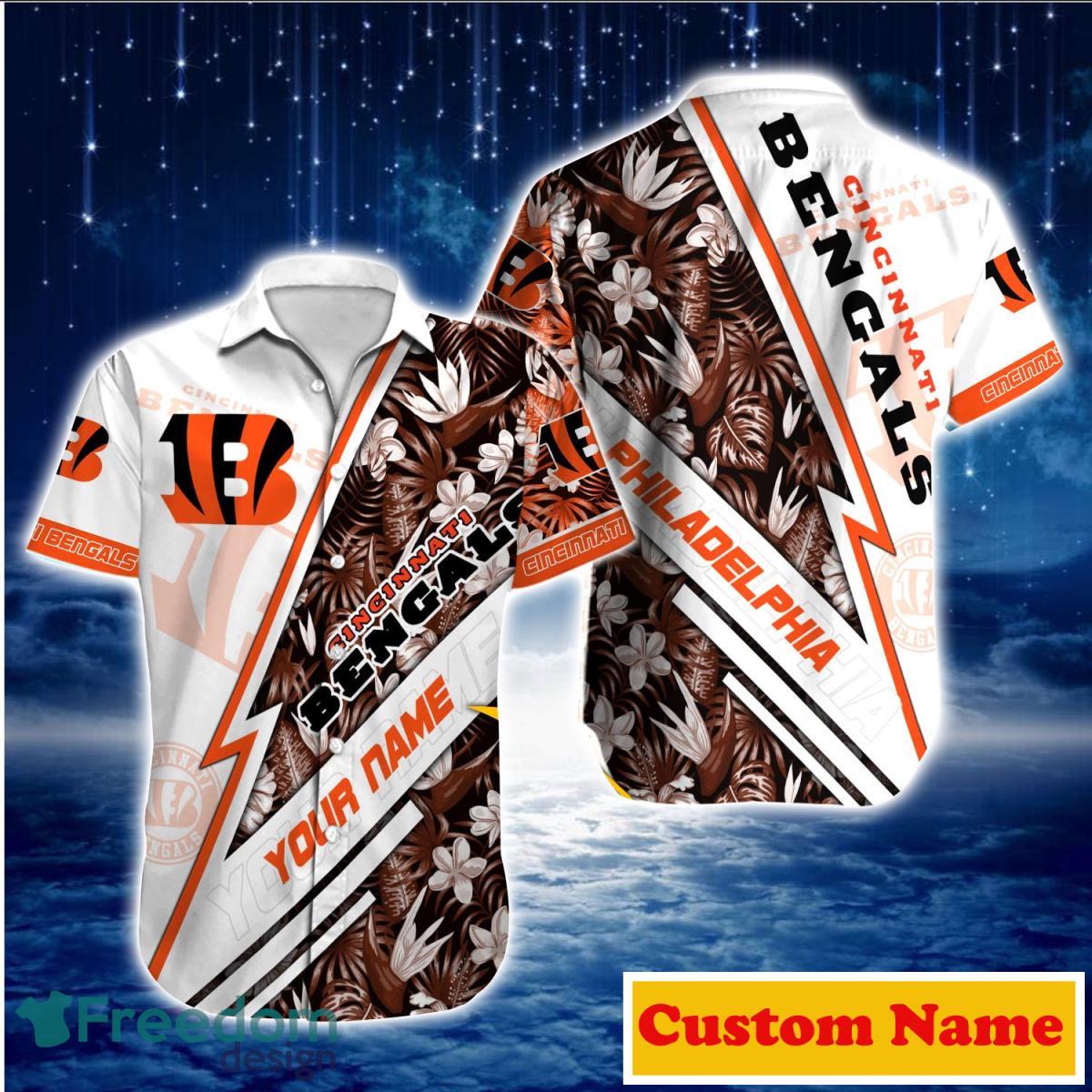 Cincinnati Bengals NFL Tropical Pineapple Logo Hawaiian Shirt And Short  Gift For Fans - YesItCustom