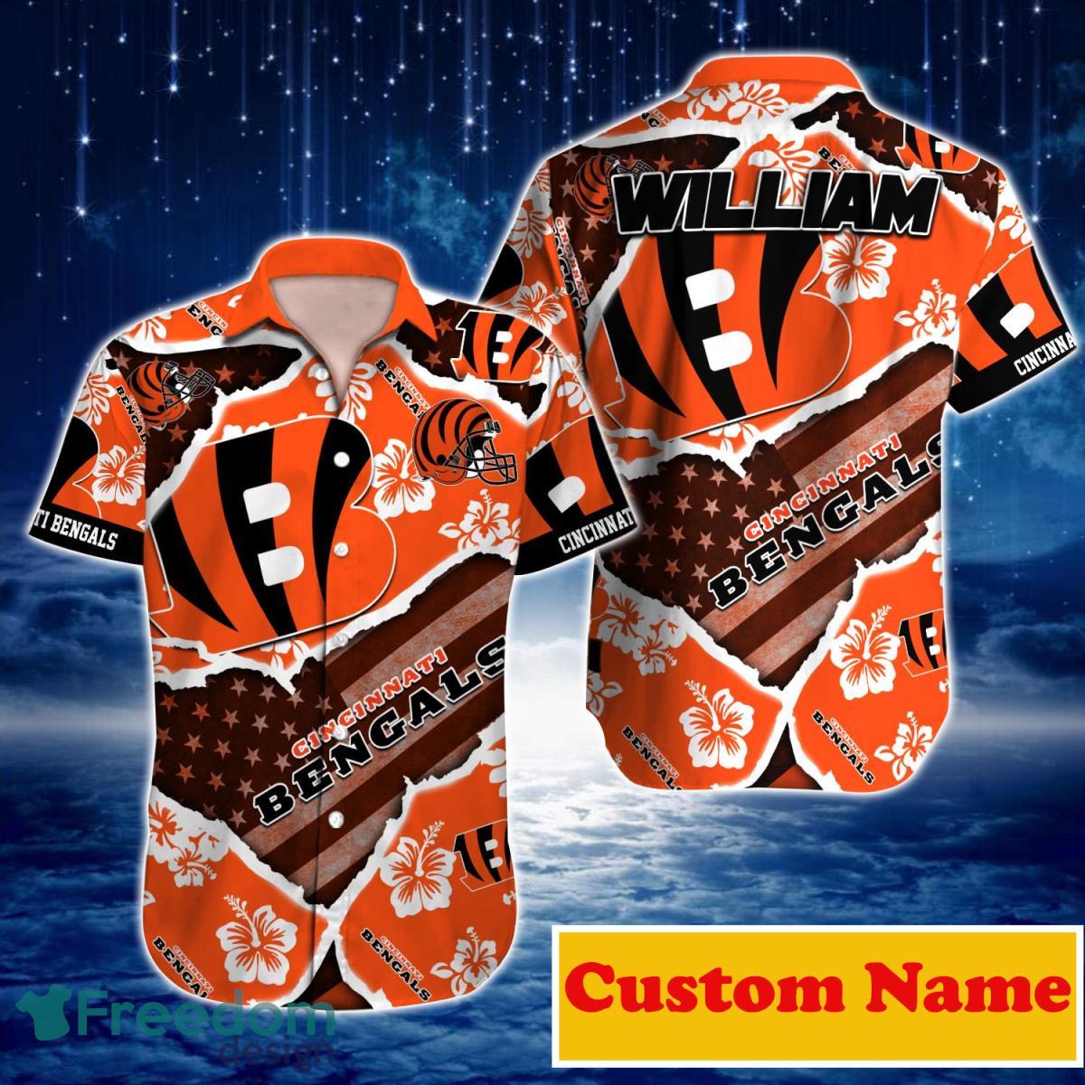 Cincinnati Bengals NFL Custom Name Hawaiian Shirt For Men Women Unique Gift  For Real Fans - Freedomdesign