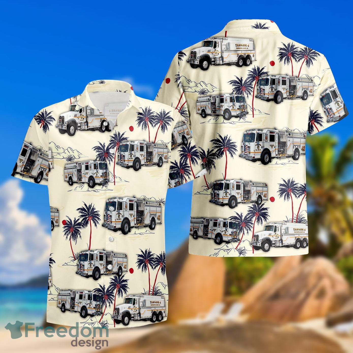 Hawaiian Shirts Beach Summer Trendy Flame Kids Shirt 3d Printed