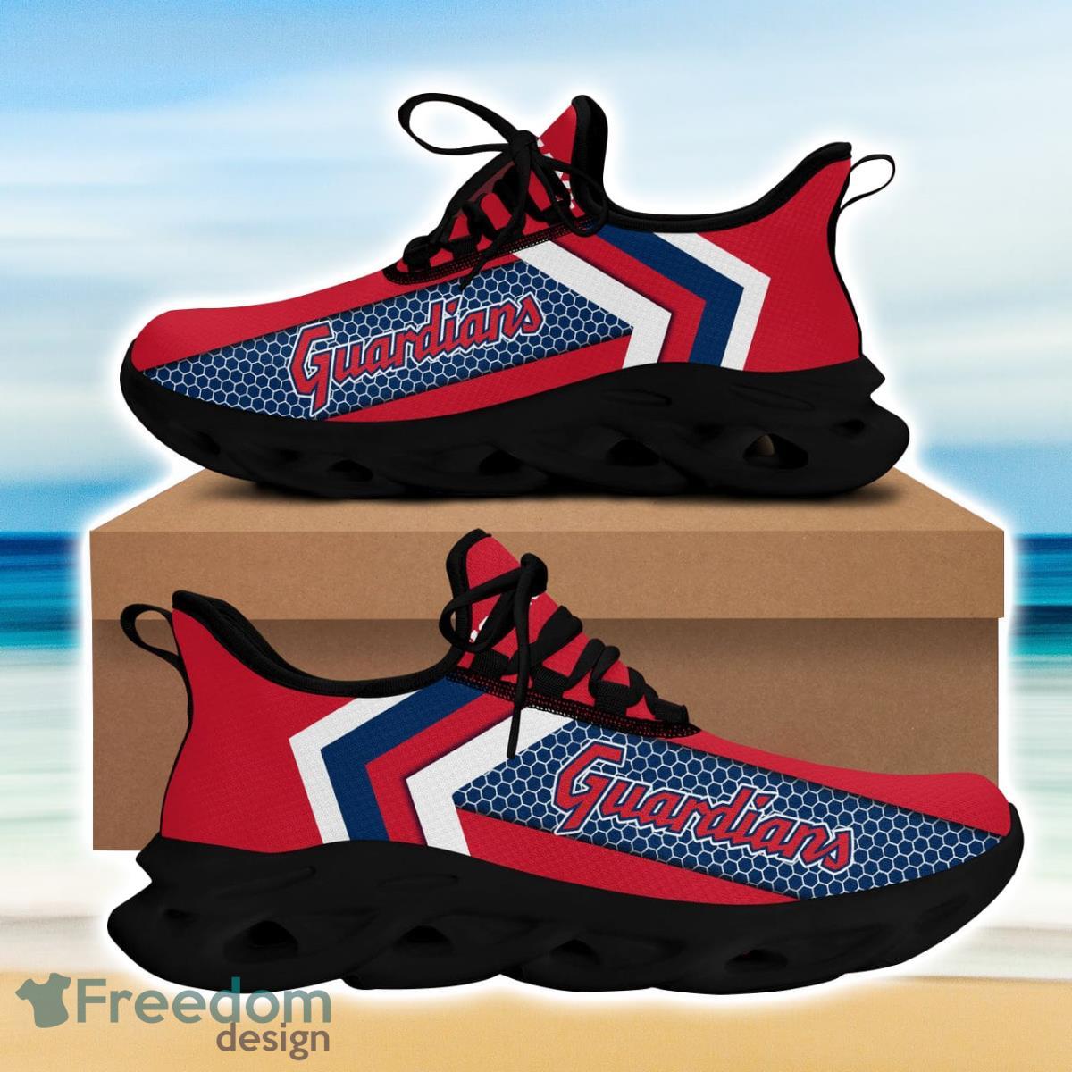 Cleveland Baseball Guardians Max Soul Sneakers Running Sport Shoes For Men Women Custom Name Product Photo 1