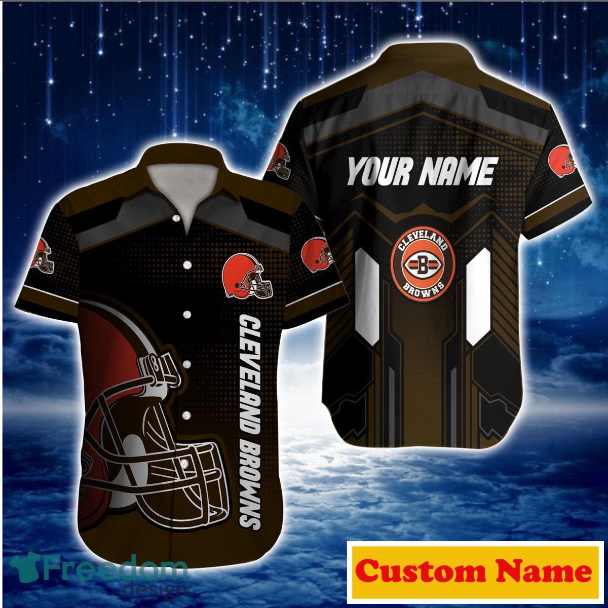 Cleveland Browns NFL Custom Name Hawaiian Shirt For Men And Women Special  Gift For True Fans - Freedomdesign