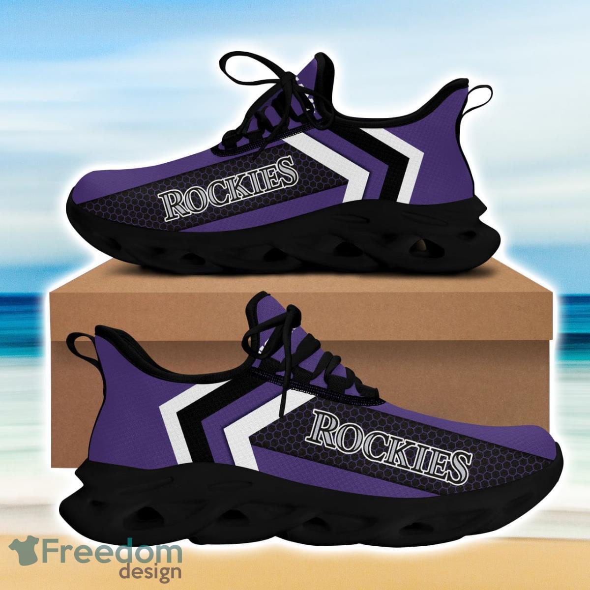 Colorado Baseball Rockies Max Soul Sneakers Running Sport Shoes Custom Name Product Photo 1