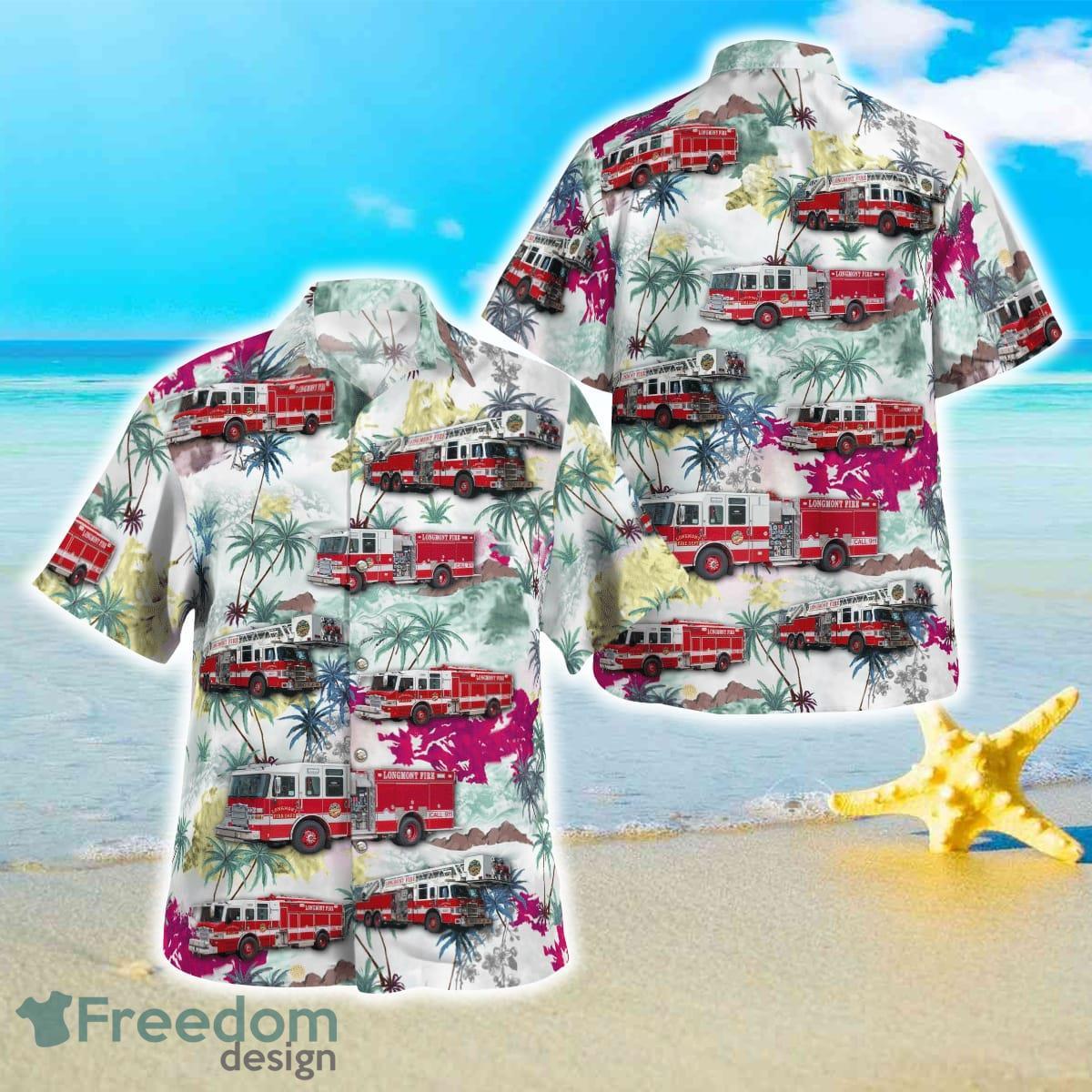 Colorado Longmont Fire Department Hawaiian Shirt Best Style For Men Women Product Photo 1