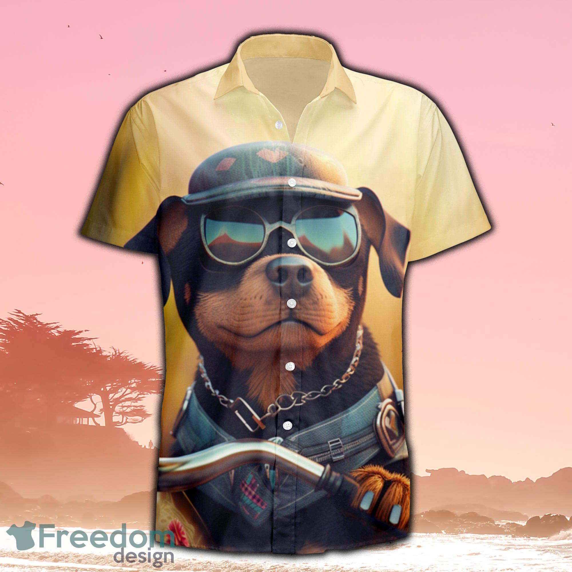 Rottweiler Dog Lovers Hawaiian Style For Summer All Printed 3D Hawaiian  Shirt For Men Women