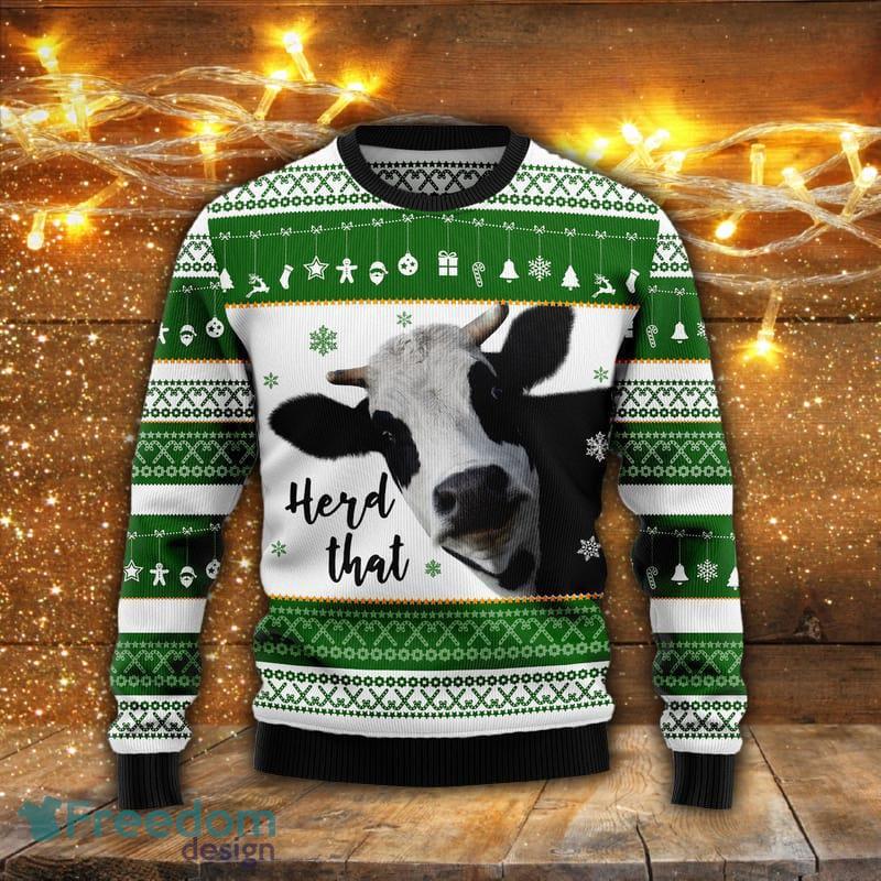 Cow Herd That Ugly Christmas Sweater Men And Women Gift For Christmas -  Freedomdesign