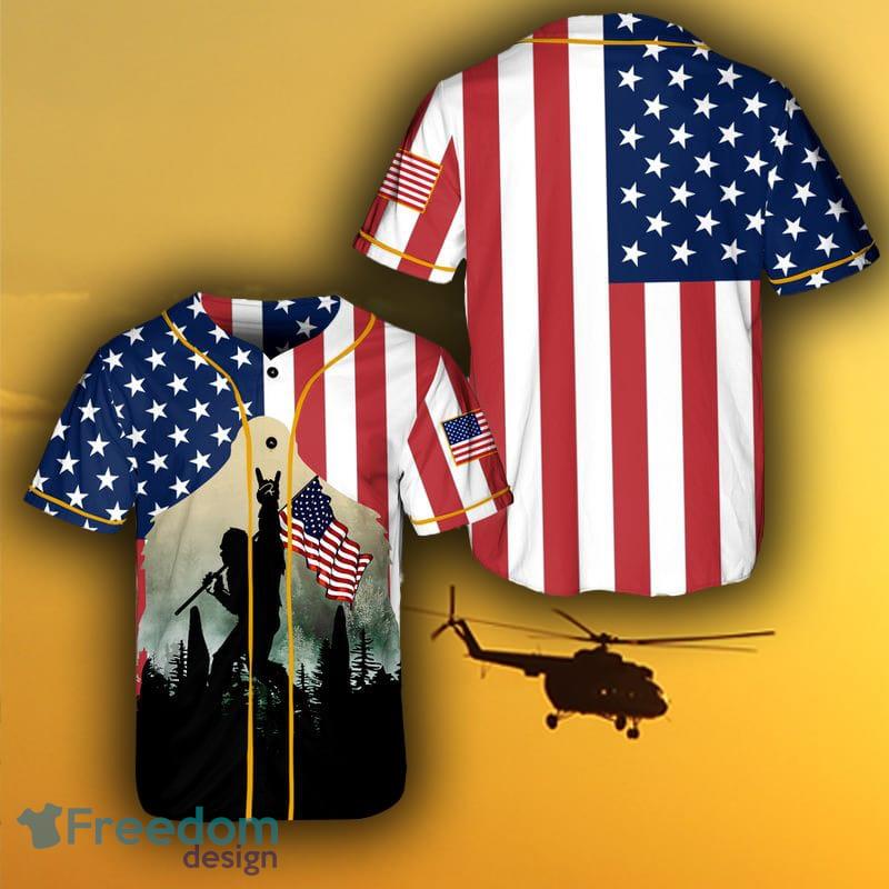 The Flag Shirt America and Eagle Head Sublimation Men's Tee M / White
