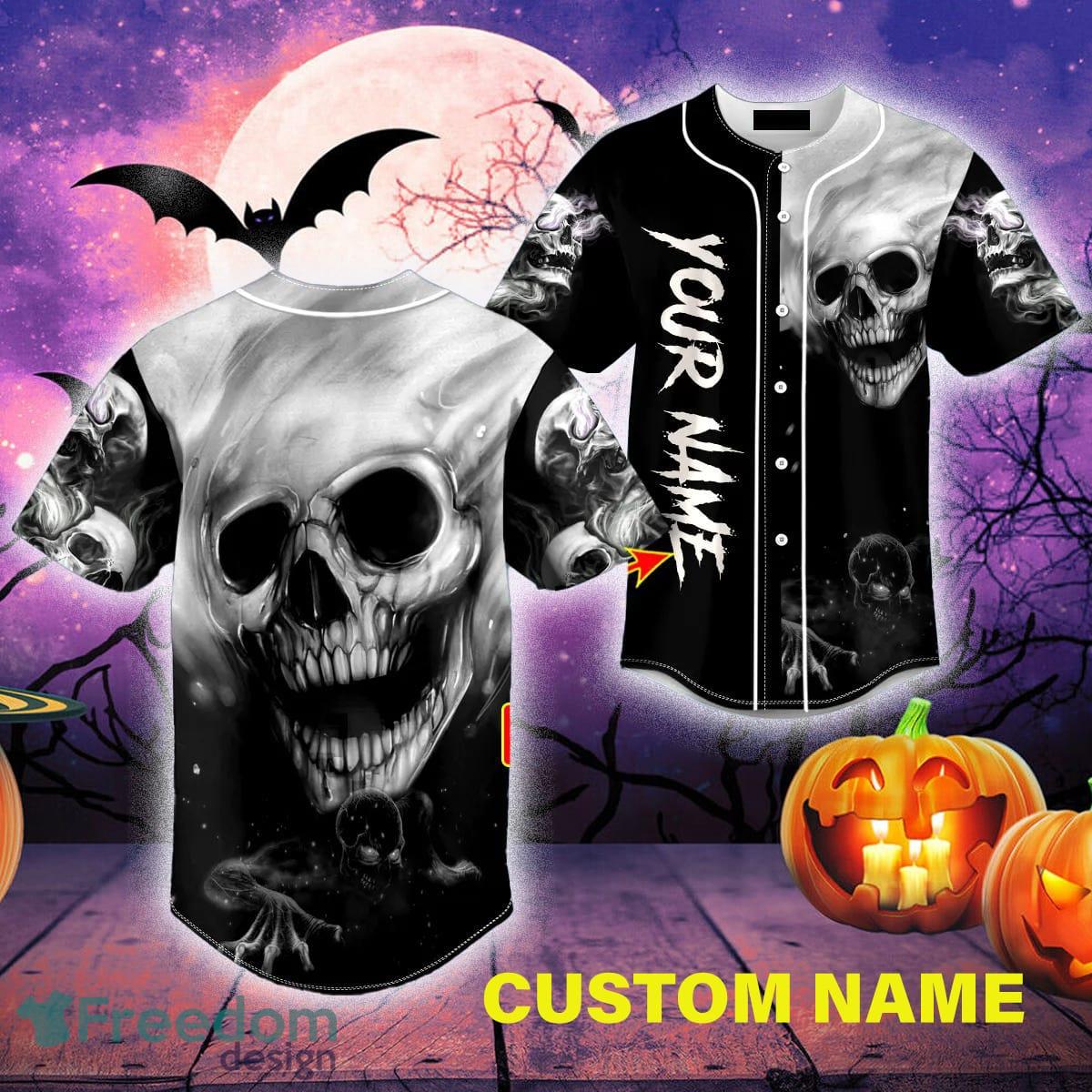 Personalized Miller Lite Halloween Zombie's Hand Baseball Jersey