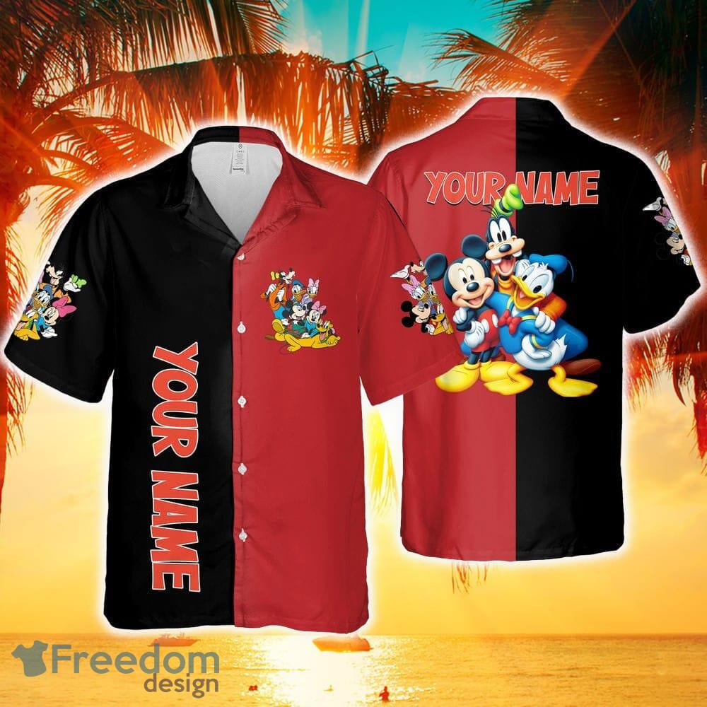 Boston Red Sox Mickey Mouse Hawaii Shirt Summer Button Up Shirt For Men  Women