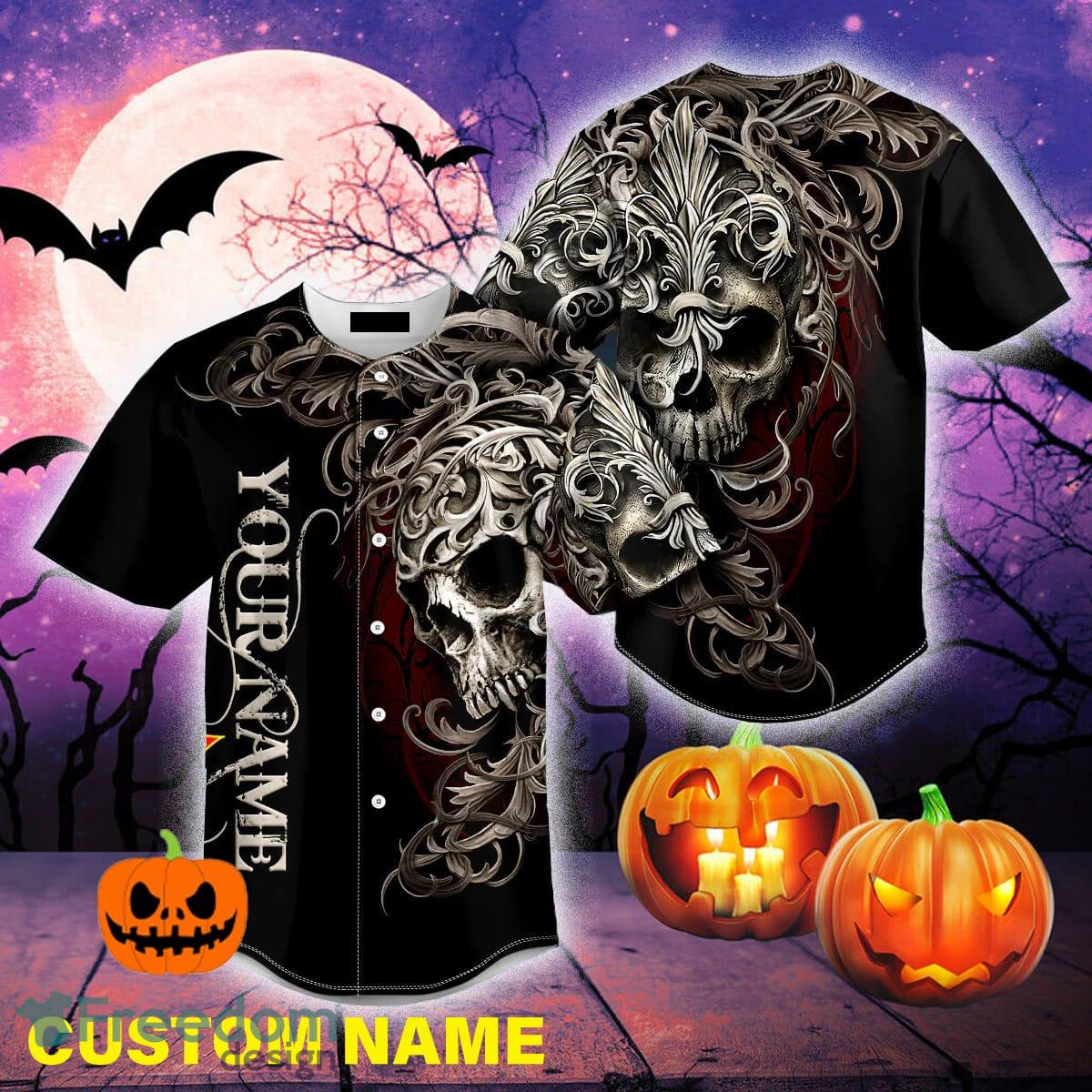 Combat Angel Grim Reaper Viking - Skull Baseball Jersey - The Best