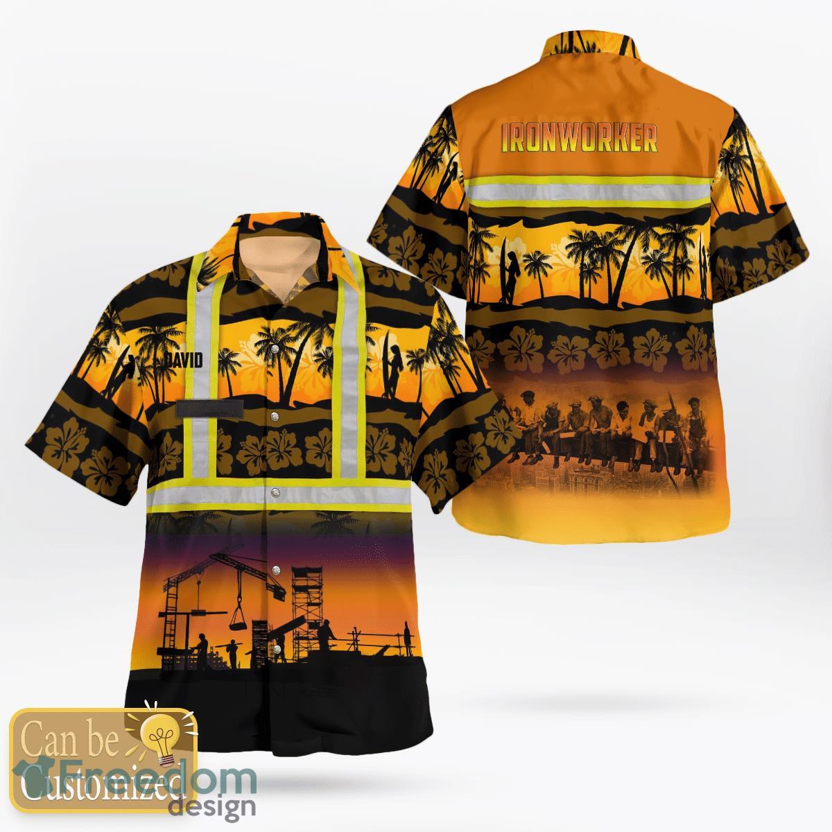 Custom Name Ironworker Hawaiian Shirt Best Style For Men Women Product Photo 1