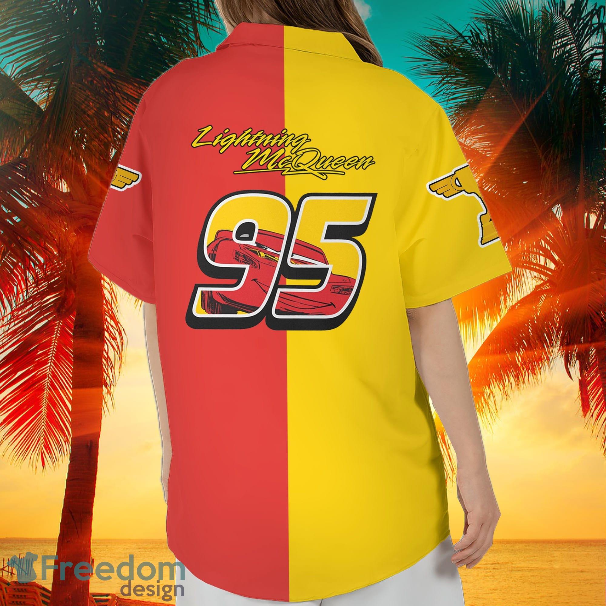 Custom Number And Name Lightning Mcqueen 95 Yellow Red Black
